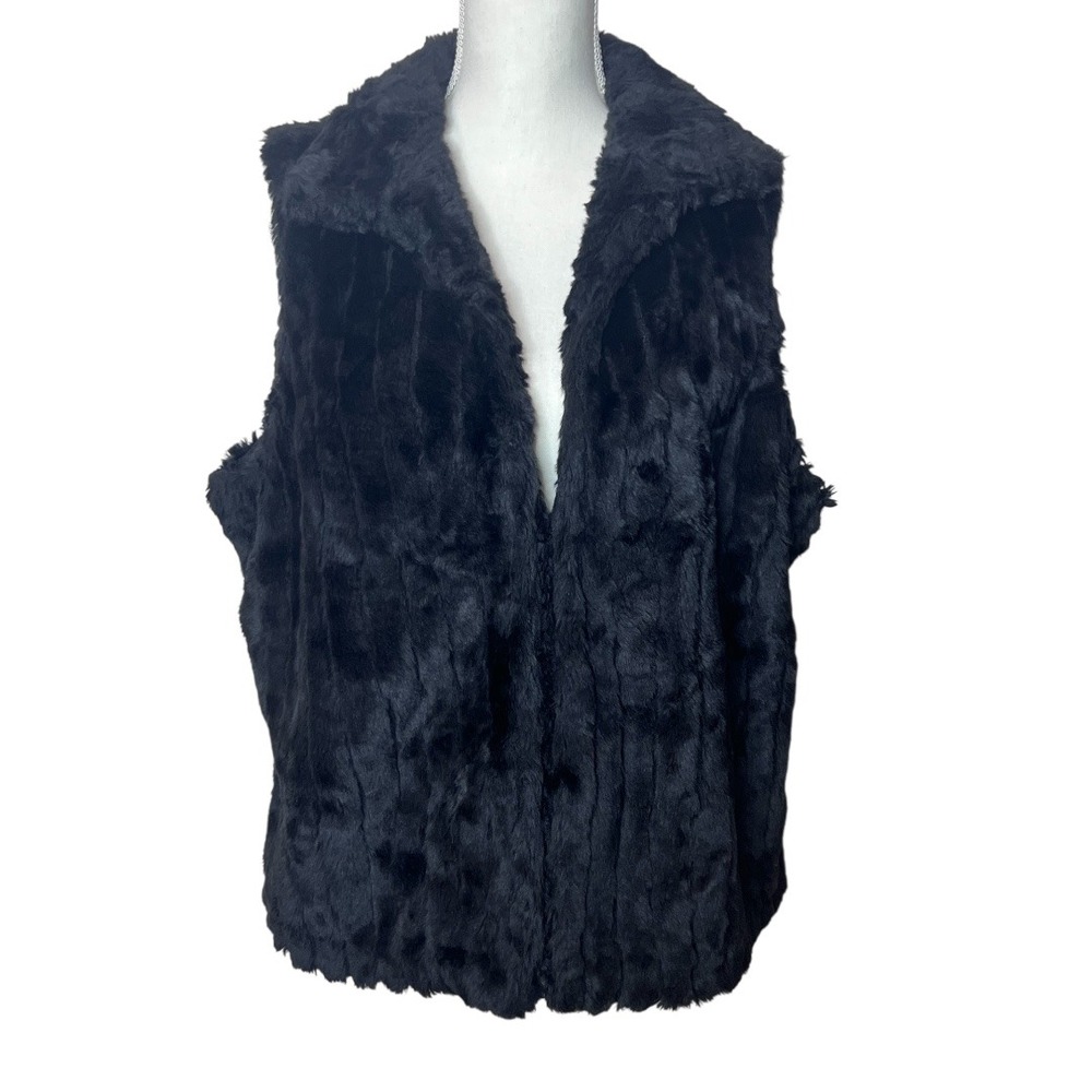 Outdoor Edition‎ by Parkhurst Faux Fur Vest XL/TG Sleeveless Black